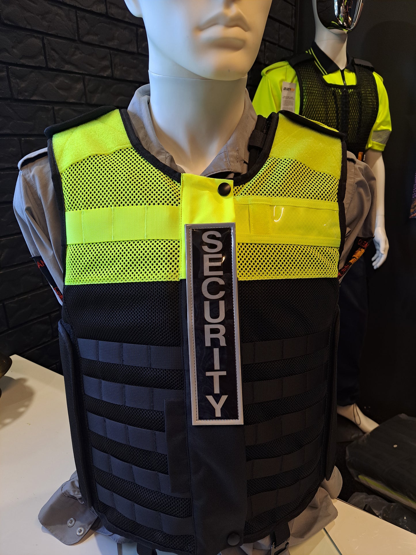 Responder Stab Vest Badge set - Black