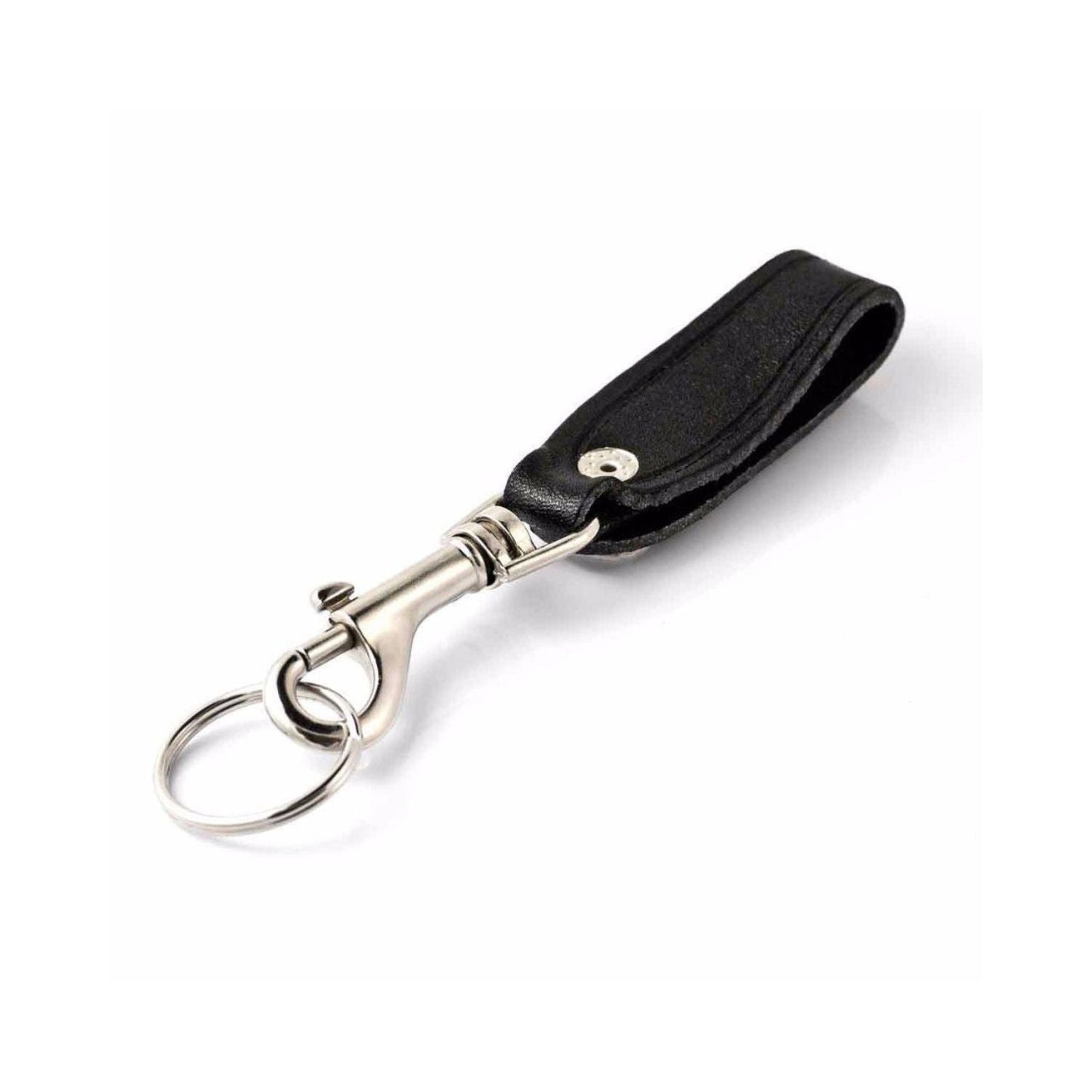 KEY-BAK - Bolt Snap Key Ring with Detachable Leather Strap