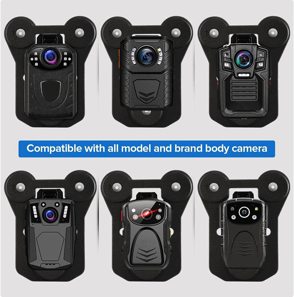 Magnetic clip fits all Body Worn Cameras
