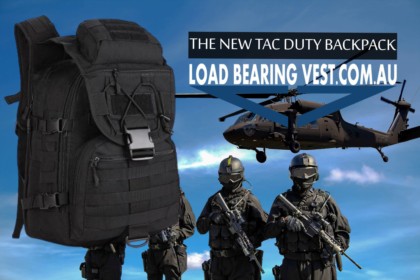 THE TAC DUTY BACKPACK - 1 LEFT IN STOCK
