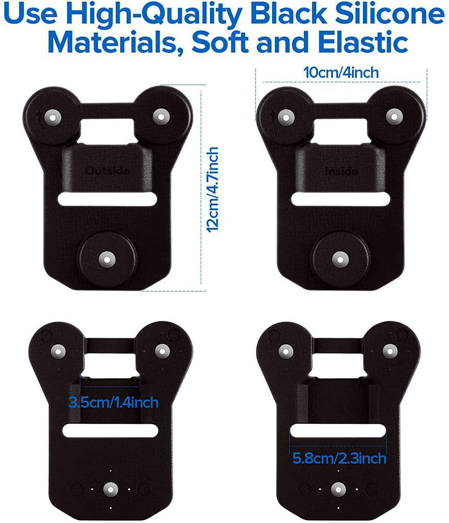 Magnetic clip fits all Body Worn Cameras
