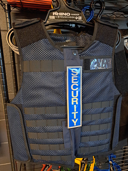 Responder Stab Vest Badge set - Black