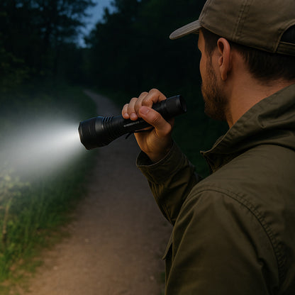 Powertac - Huntsman XLT 1200 Lumen Long Throw Spot Light