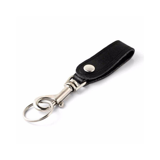 KEY-BAK - Bolt Snap Key Ring with Detachable Leather Strap