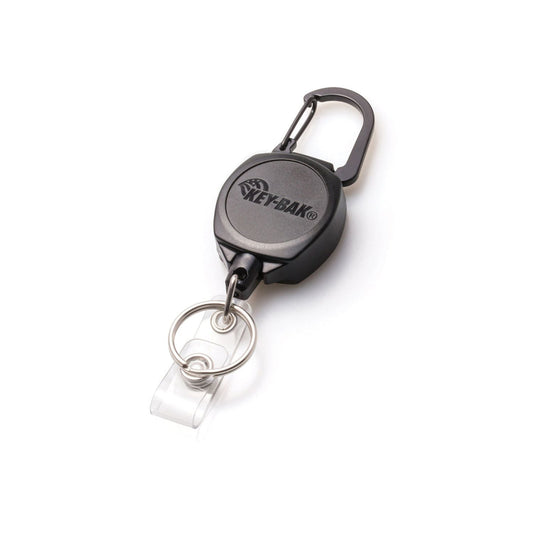 KEY-BAK - Sidekick Carabiner Retractable Keychain and Badge Reel