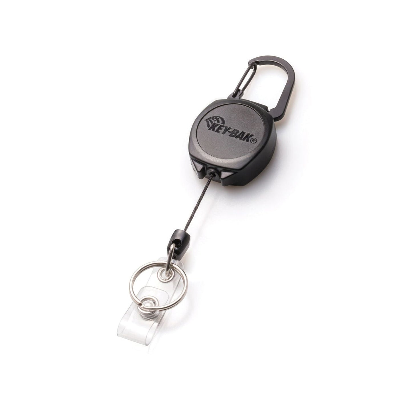 KEY-BAK - Sidekick Carabiner Retractable Keychain and Badge Reel