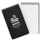 MS-A10 Modestone A10 Top Spiral Notepad 76x130mm- 50 sheets - BLACK