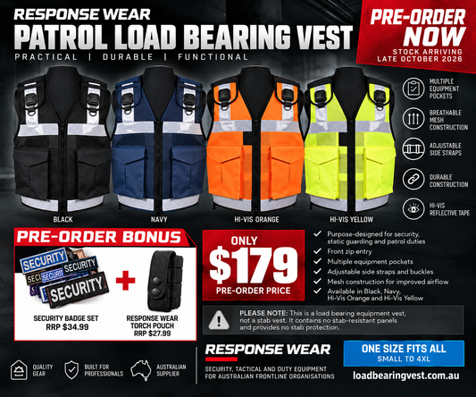 Patrol Load Bearing Vest Pre Order Special