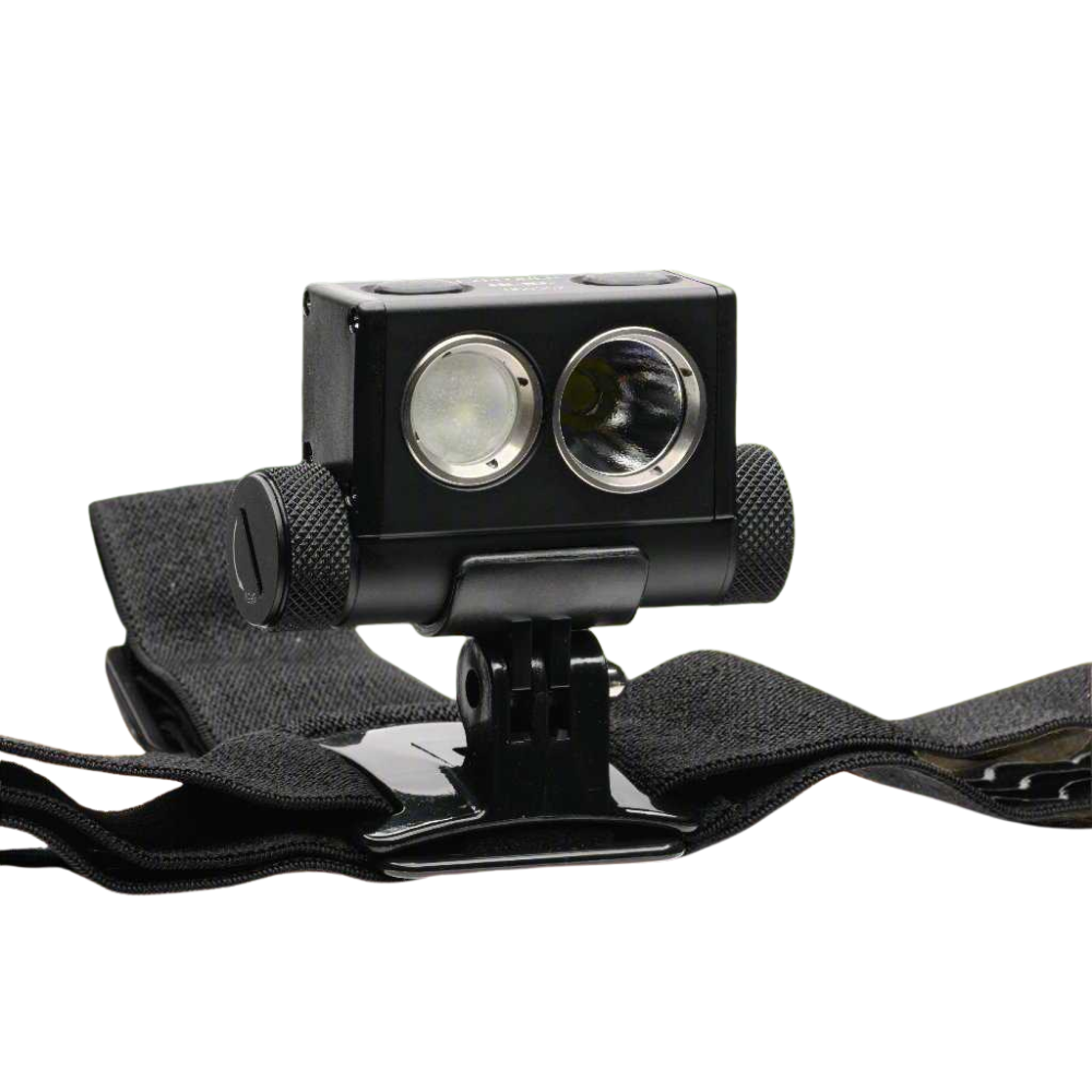 Powertac - Explorer HL-10 | 2550 Lumen White/Red/IR Headlamp