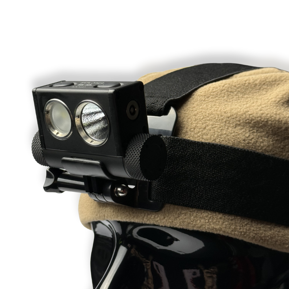 Powertac - Explorer HL-10 | 2550 Lumen White/Red/IR Headlamp