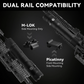 Powertac - Huntsman Tactical WML Package | 1250 Lumen High Power Weapon Flashlight