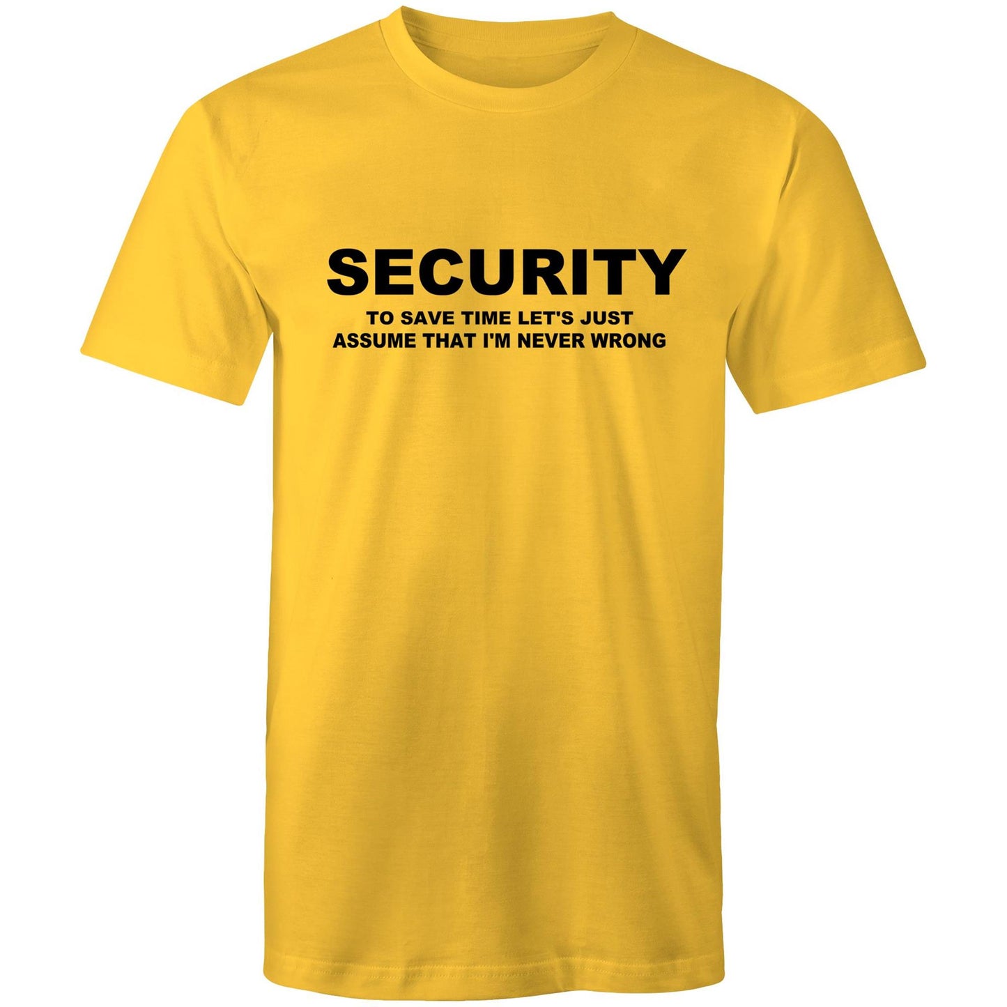 SECURITY FUN Mens T-Shirt