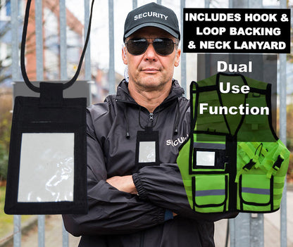 ID POUCH with Velcro Backing & Breakaway Lanyard