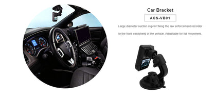 In Car Mount for UNIT Body Worn Camera ACS-VB01