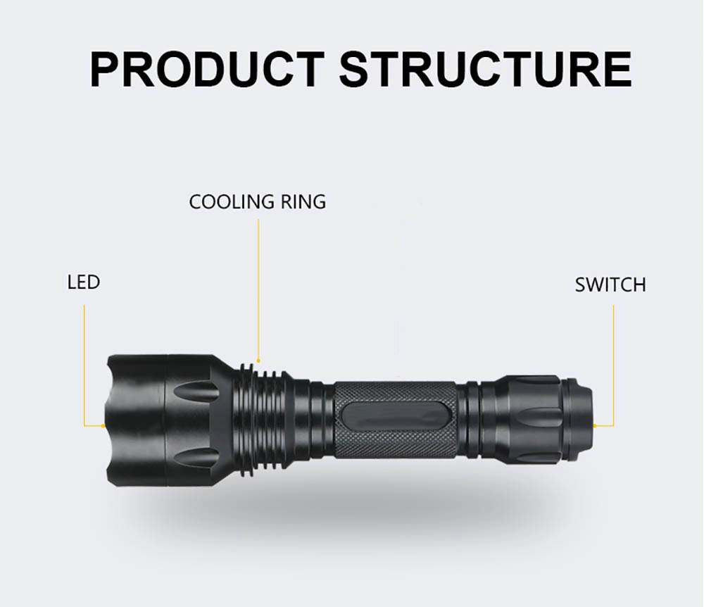Led Rechargeable Torch Concept 10